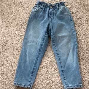 Girls Blue Denim Jeans with Heart ❤️ Pockets